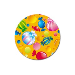 Sweets And Sugar Candies Vector  Magnet 3  (round) by BangZart