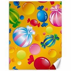 Sweets And Sugar Candies Vector  Canvas 18  X 24   by BangZart