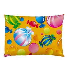 Sweets And Sugar Candies Vector  Pillow Case (two Sides) by BangZart