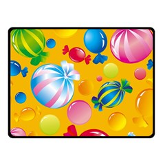 Sweets And Sugar Candies Vector  Double Sided Fleece Blanket (small)  by BangZart