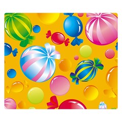 Sweets And Sugar Candies Vector  Double Sided Flano Blanket (small)  by BangZart