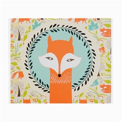 Foxy Fox Canvas Art Print Traditional Small Glasses Cloth by BangZart