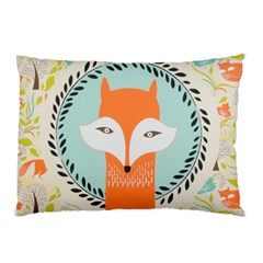 Foxy Fox Canvas Art Print Traditional Pillow Case