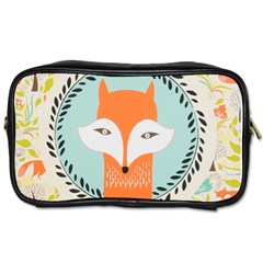 Foxy Fox Canvas Art Print Traditional Toiletries Bags by BangZart