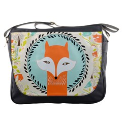 Foxy Fox Canvas Art Print Traditional Messenger Bags by BangZart