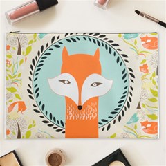 Foxy Fox Canvas Art Print Traditional Cosmetic Bag (xxl)  by BangZart