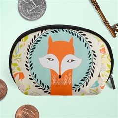 Foxy Fox Canvas Art Print Traditional Accessory Pouches (large)  by BangZart