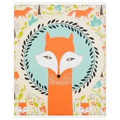 Foxy Fox Canvas Art Print Traditional Drawstring Bag (small)