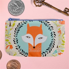 Foxy Fox Canvas Art Print Traditional Large Coin Purse by BangZart