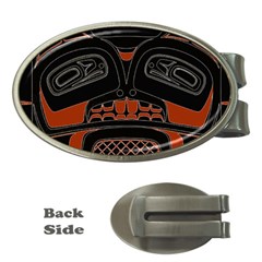 Traditional Northwest Coast Native Art Money Clips (oval)  by BangZart