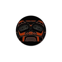 Traditional Northwest Coast Native Art Golf Ball Marker (4 Pack) by BangZart