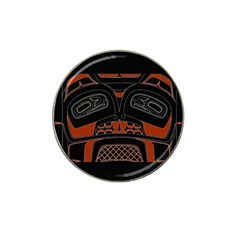 Traditional Northwest Coast Native Art Hat Clip Ball Marker by BangZart