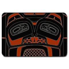 Traditional Northwest Coast Native Art Large Doormat 