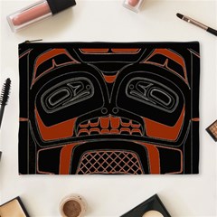 Traditional Northwest Coast Native Art Cosmetic Bag (xl)