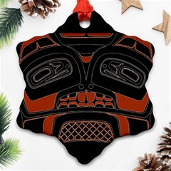 Traditional Northwest Coast Native Art Ornament (snowflake) by BangZart