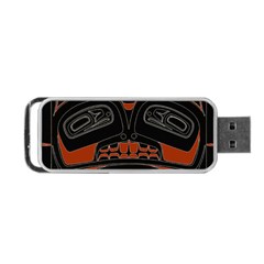 Traditional Northwest Coast Native Art Portable Usb Flash (one Side) by BangZart