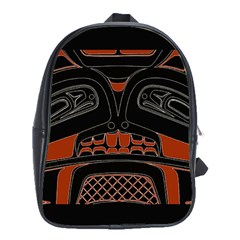 Traditional Northwest Coast Native Art School Bags (xl)  by BangZart