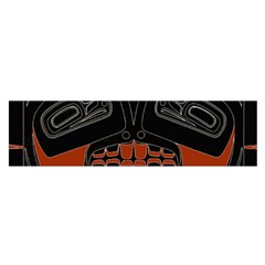 Traditional Northwest Coast Native Art Satin Scarf (oblong) by BangZart