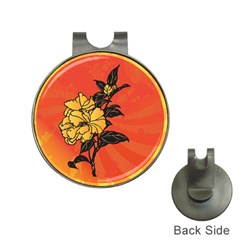 Vector Asian Flowers Hat Clips With Golf Markers by BangZart