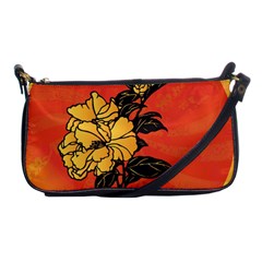 Vector Asian Flowers Shoulder Clutch Bags by BangZart