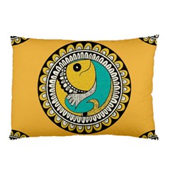 Madhubani Fish Indian Ethnic Pattern Pillow Case (two Sides)