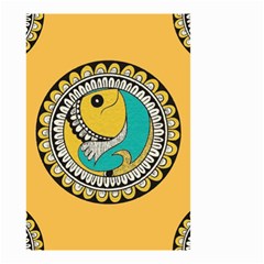 Madhubani Fish Indian Ethnic Pattern Small Garden Flag (two Sides)