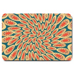 Stars Twirl Large Doormat  by linceazul