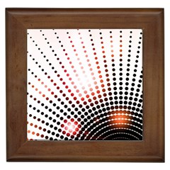 Radial Dotted Lights Framed Tiles by BangZart