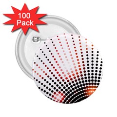 Radial Dotted Lights 2 25  Buttons (100 Pack)  by BangZart