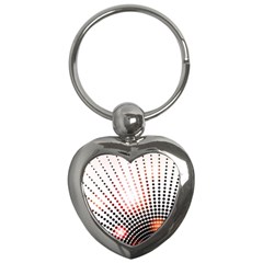 Radial Dotted Lights Key Chains (heart)  by BangZart