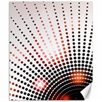 Radial Dotted Lights Canvas 8  x 10  8.15 x9.66  Canvas - 1