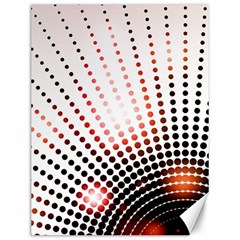 Radial Dotted Lights Canvas 12  X 16   by BangZart