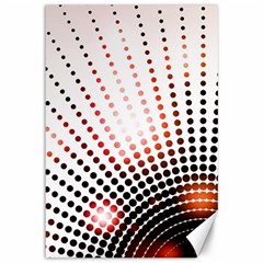 Radial Dotted Lights Canvas 12  X 18   by BangZart