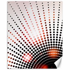 Radial Dotted Lights Canvas 16  X 20   by BangZart