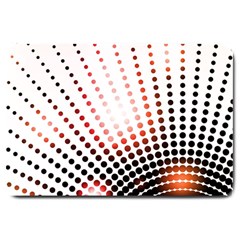 Radial Dotted Lights Large Doormat 