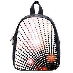 Radial Dotted Lights School Bags (small)  by BangZart