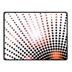 Radial Dotted Lights Fleece Blanket (small) by BangZart