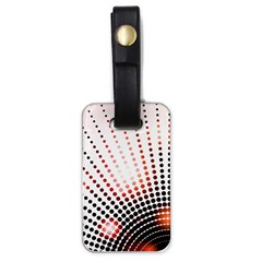 Radial Dotted Lights Luggage Tags (one Side) 