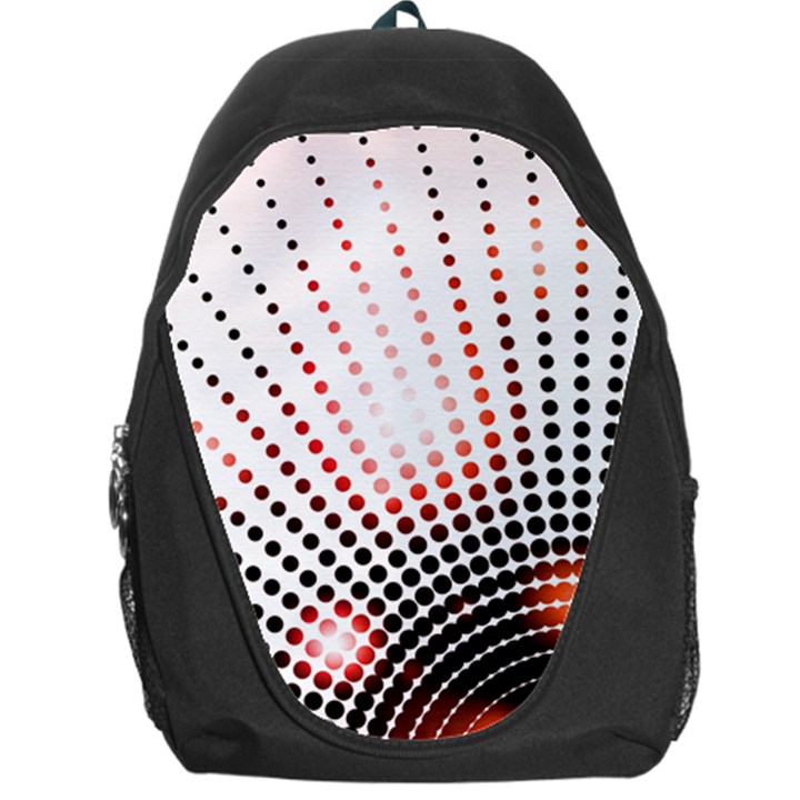 Radial Dotted Lights Backpack Bag