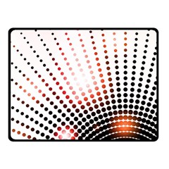 Radial Dotted Lights Double Sided Fleece Blanket (small)  by BangZart