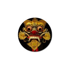 Bali Mask Golf Ball Marker by BangZart