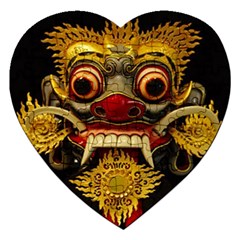 Bali Mask Jigsaw Puzzle (heart) by BangZart