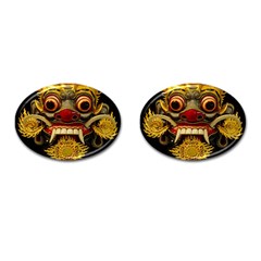 Bali Mask Cufflinks (oval) by BangZart