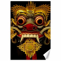 Bali Mask Canvas 12  X 18  