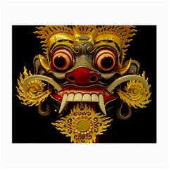 Bali Mask Small Glasses Cloth (2-side) by BangZart