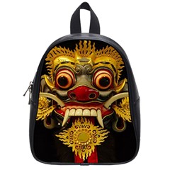 Bali Mask School Bags (small)  by BangZart