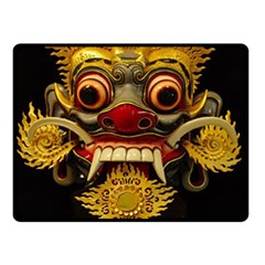 Bali Mask Double Sided Fleece Blanket (small)  by BangZart