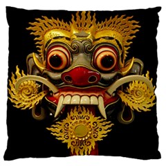 Bali Mask Standard Flano Cushion Case (two Sides) by BangZart