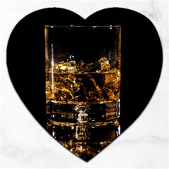 Drink Good Whiskey Jigsaw Puzzle (heart) by BangZart