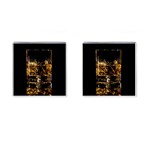 Drink Good Whiskey Cufflinks (Square) Front(Pair)